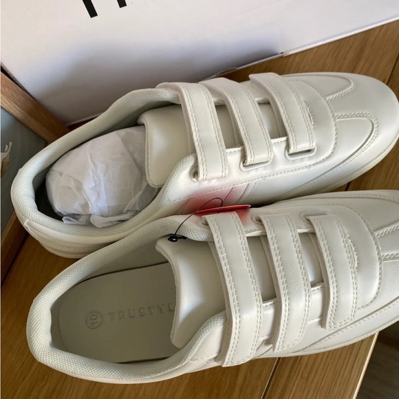 Trustyle Men's Trainer Tennis Type White size 10 - Picture 2 of 6